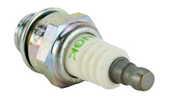 NGK BPM8Y ceramic ribs close-up preventing flashover and improving safety