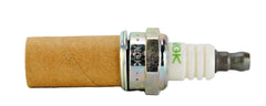 NGK BPM8Y threads close-up demonstrating cold-rolled protection benefit