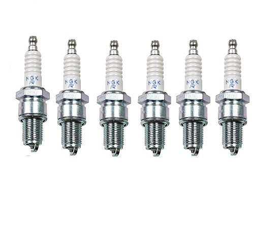 NGK BPR5ES packaging front view showing six genuine plugs and clear part labeling