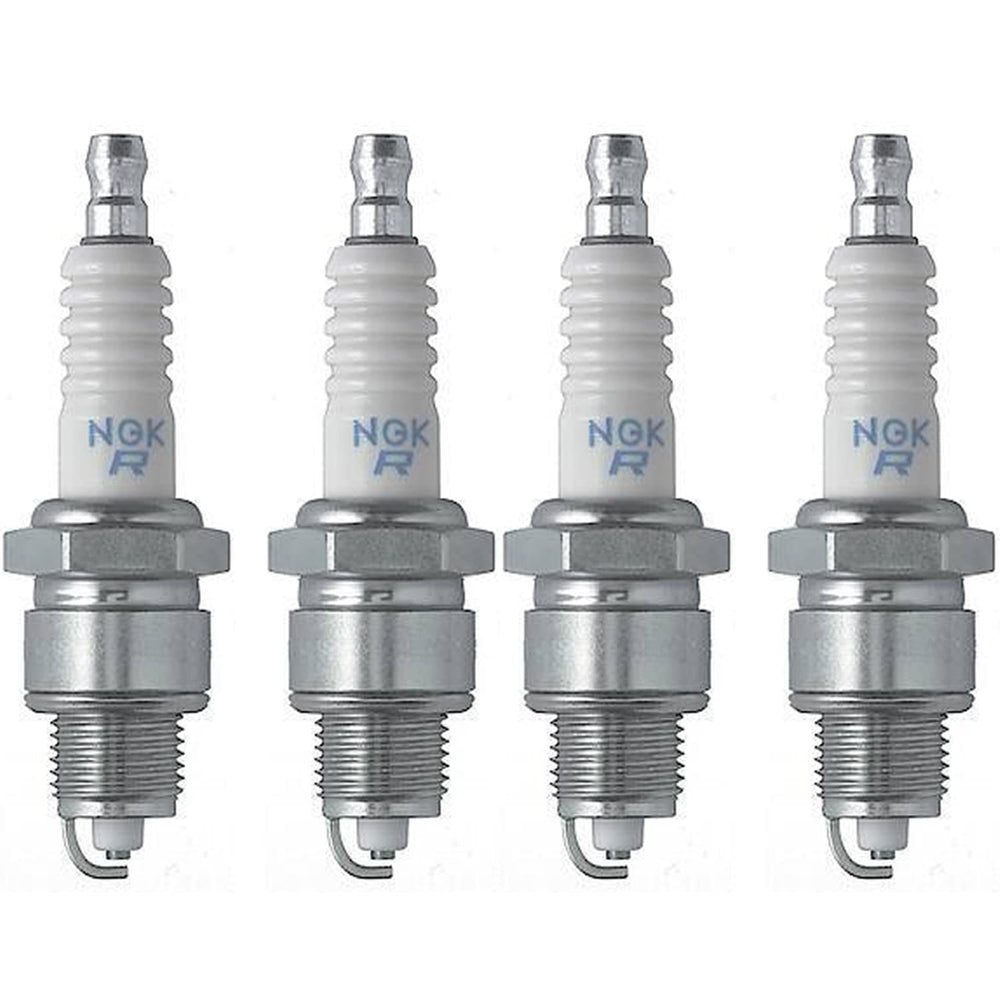 NGK BPZ8HN10 4495 front packaging showing four genuine V-Power spark plugs and clear labeling for correct fit
