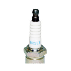 NGK BR9ES installed in spark plug well showing reliable ignition fitment
