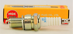 NGK close-up of electrode showing nickel tip for durability and consistent spark