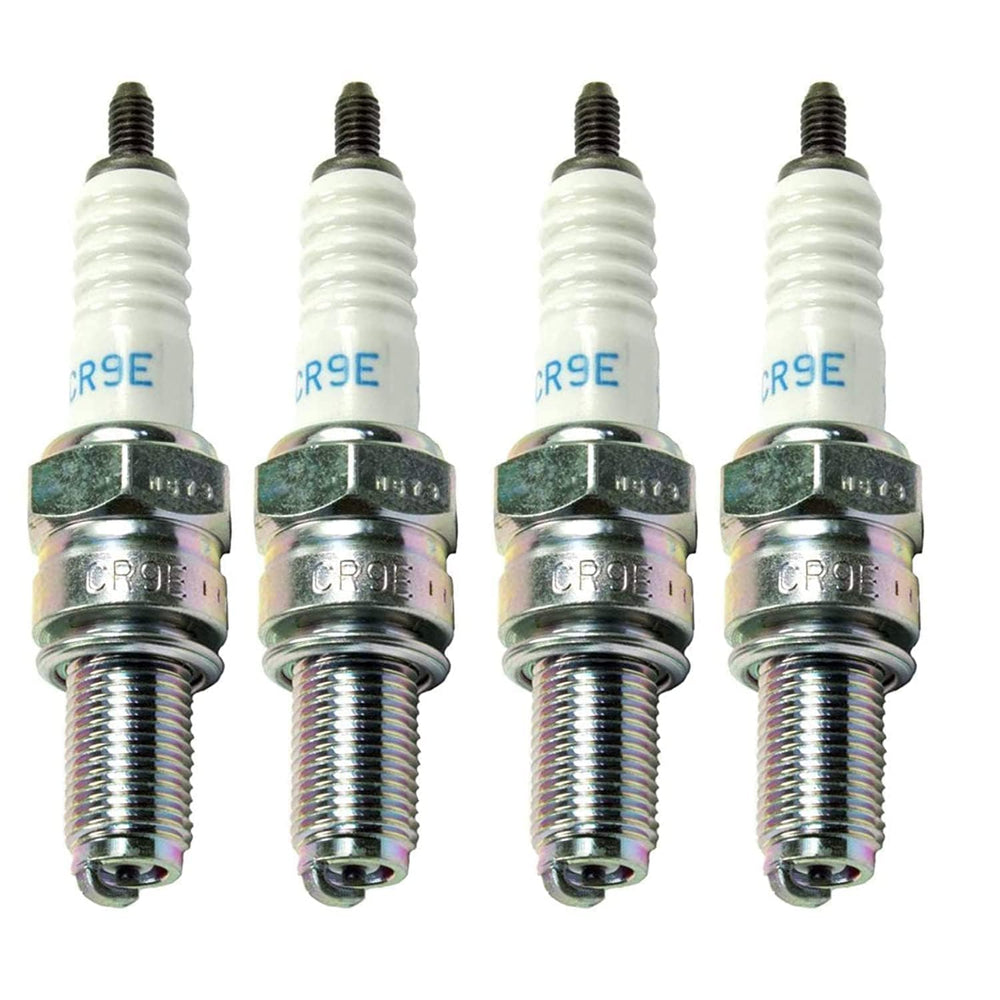 NGK CR9E front packaging showing genuine four-pack and part clarity for accurate purchase