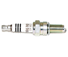 NGK CR9EIX electrode detail emphasizing precise spark concentration