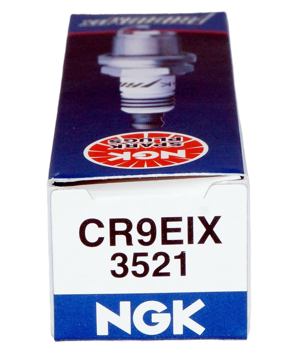 NGK CR9EIX side label with part number 3521 for easy identification