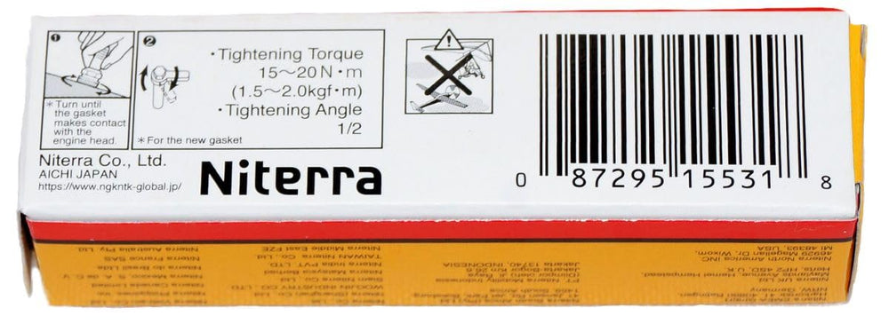 NGK yellow box branding of DPR6EA-9 indicating authentic OEM-quality