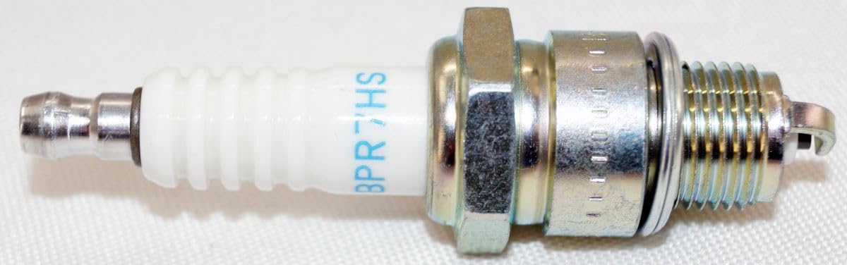 NGK electrode detail showing clean tip for consistent ignition performance