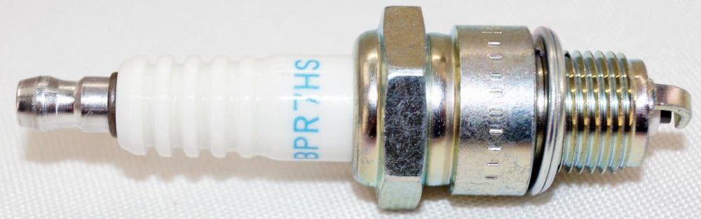 NGK electrode detail showing clean tip for consistent ignition performance