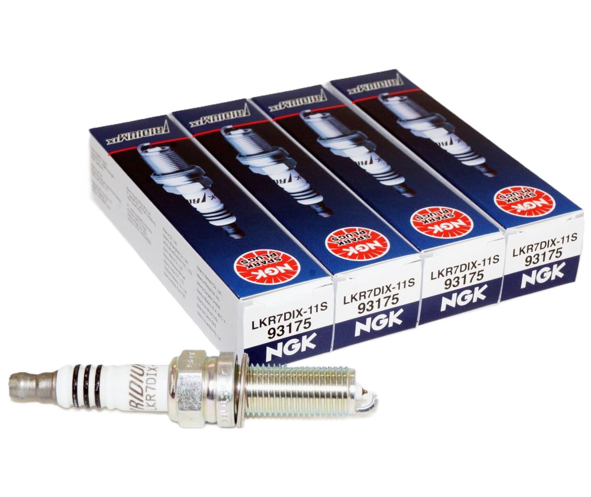 NGK Iridium IX front packaging showing brand and 4-pack benefit