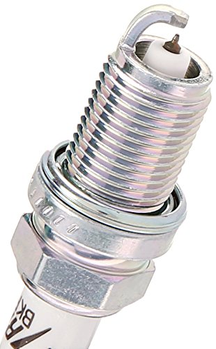 NGK iridium tip close-up highlighting 0.6 mm fine electrode for reliable ignition