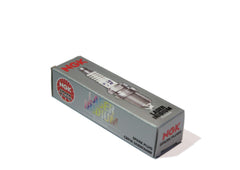 NGK close-up of iridium electrode highlighting precision tip for long life