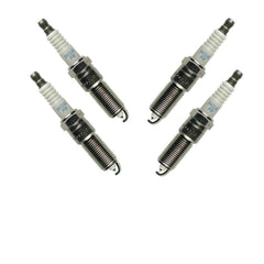 NGK laser iridium 4-pack front view showing packaging and reliable ignition benefits
