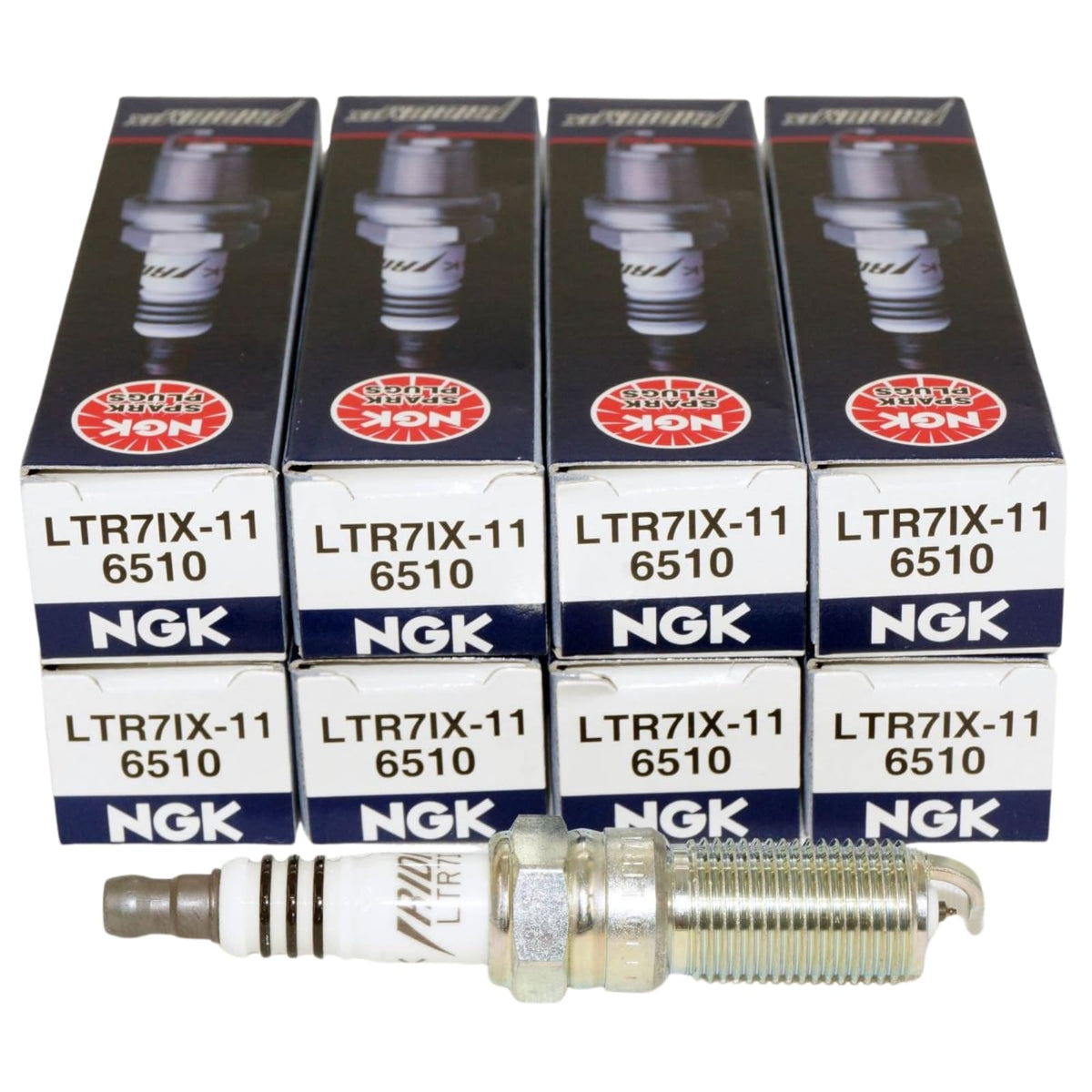 NGK LTR7IX-11 front packaging showing genuine OEM quality