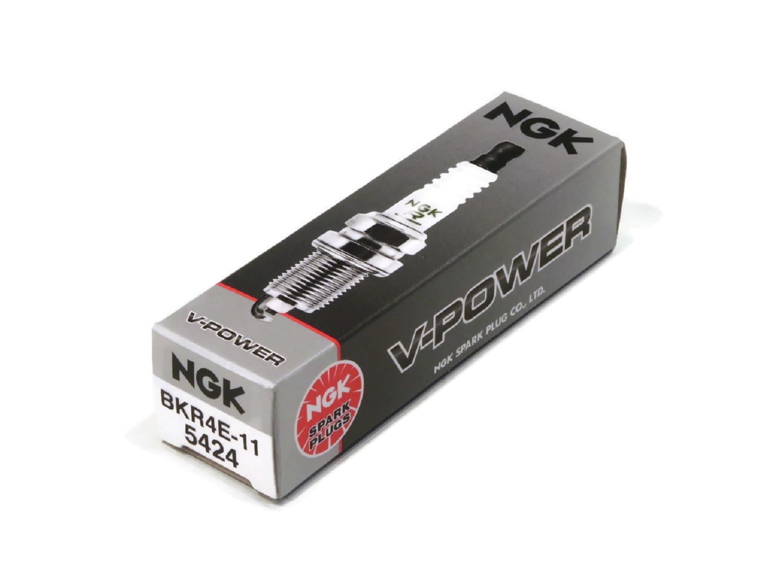 NGK plug side profile showing hex size for proper wrench engagement