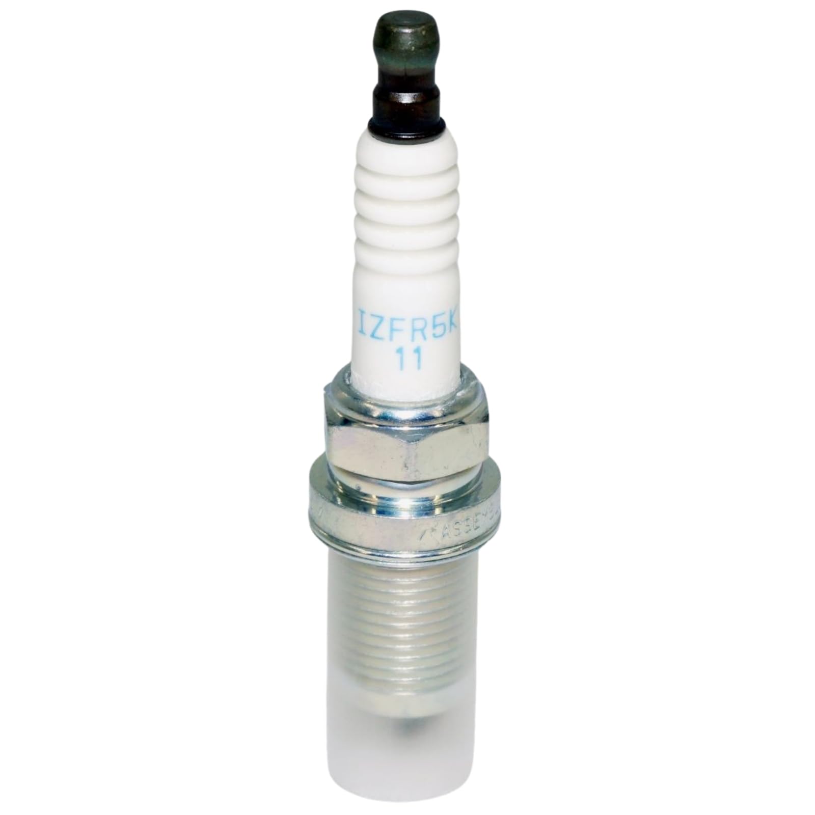 Hand-held view of NGK plugs showing scale for easy comparison and right quantity verification