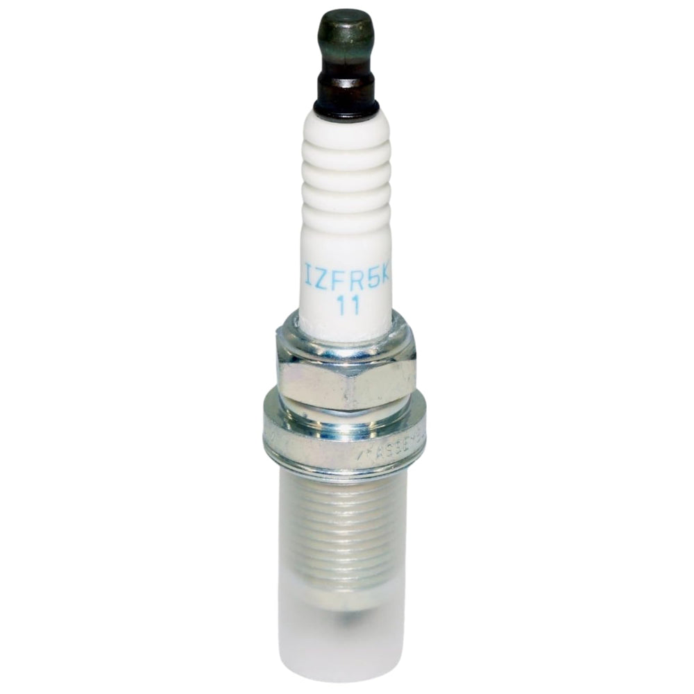Hand-held view of NGK plugs showing scale for easy comparison and right quantity verification