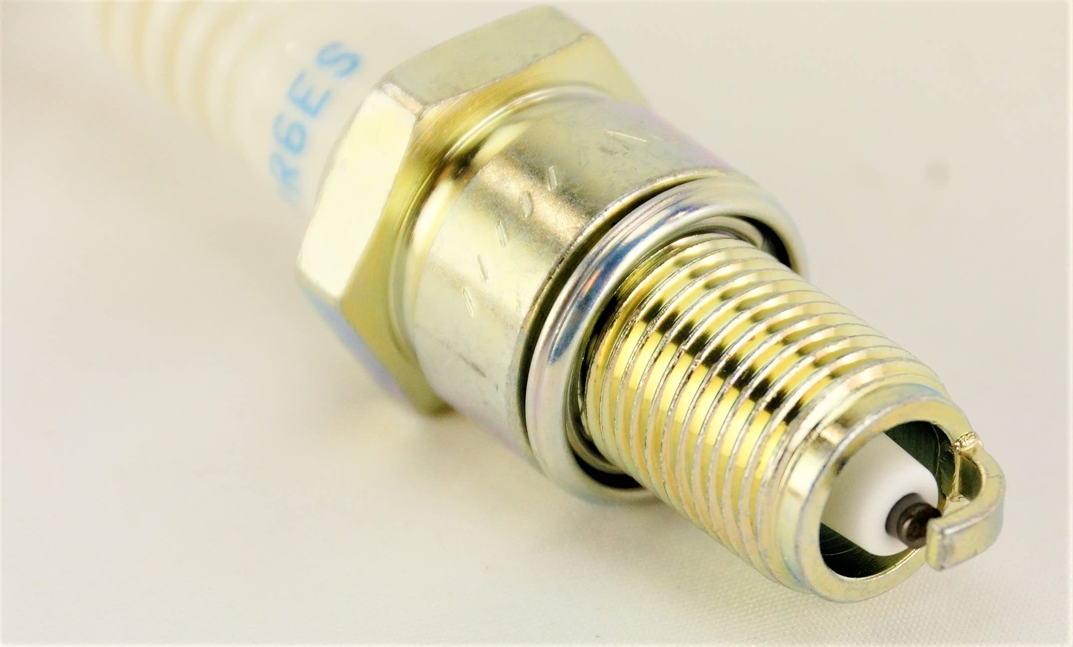 NGK side profile of plug showing thread and reach for correct OE fit