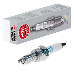 NGK SIMR8A9 front packaging showing part label and benefits