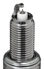 NGK SIMR8A9 closeup of iridium electrode emphasizing precise spark