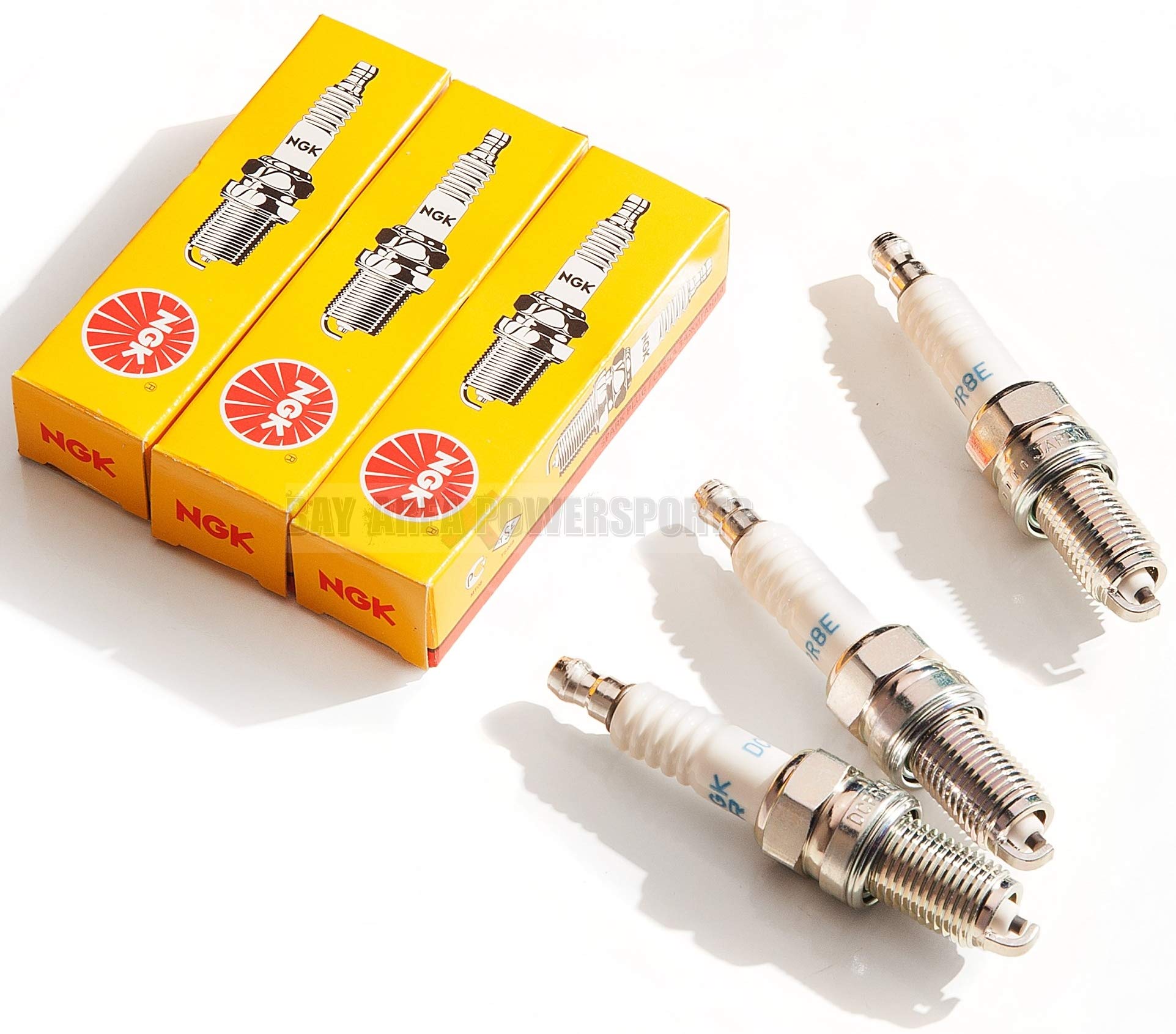 NGK spark plug 4339 front view showing electrode, reliable ignition benefit