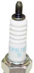 NGK ceramic insulator detail highlighting high dielectric strength