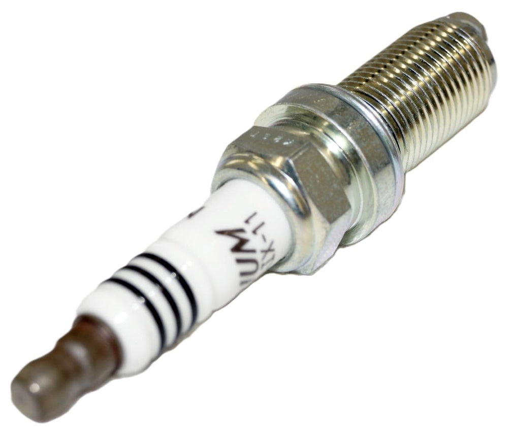 NGK spark plug side label with model LFR6AIX-11 visible for easy identification