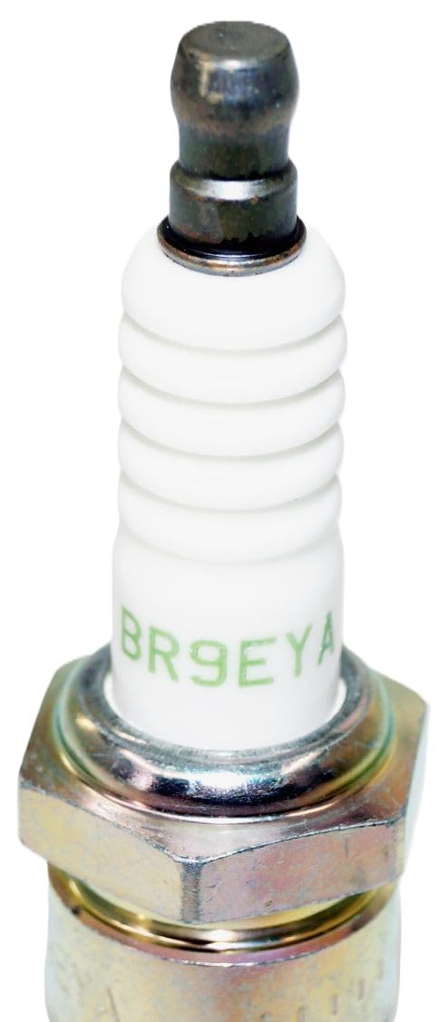 NGK ceramic insulator close view showing durable alumina silicate strength