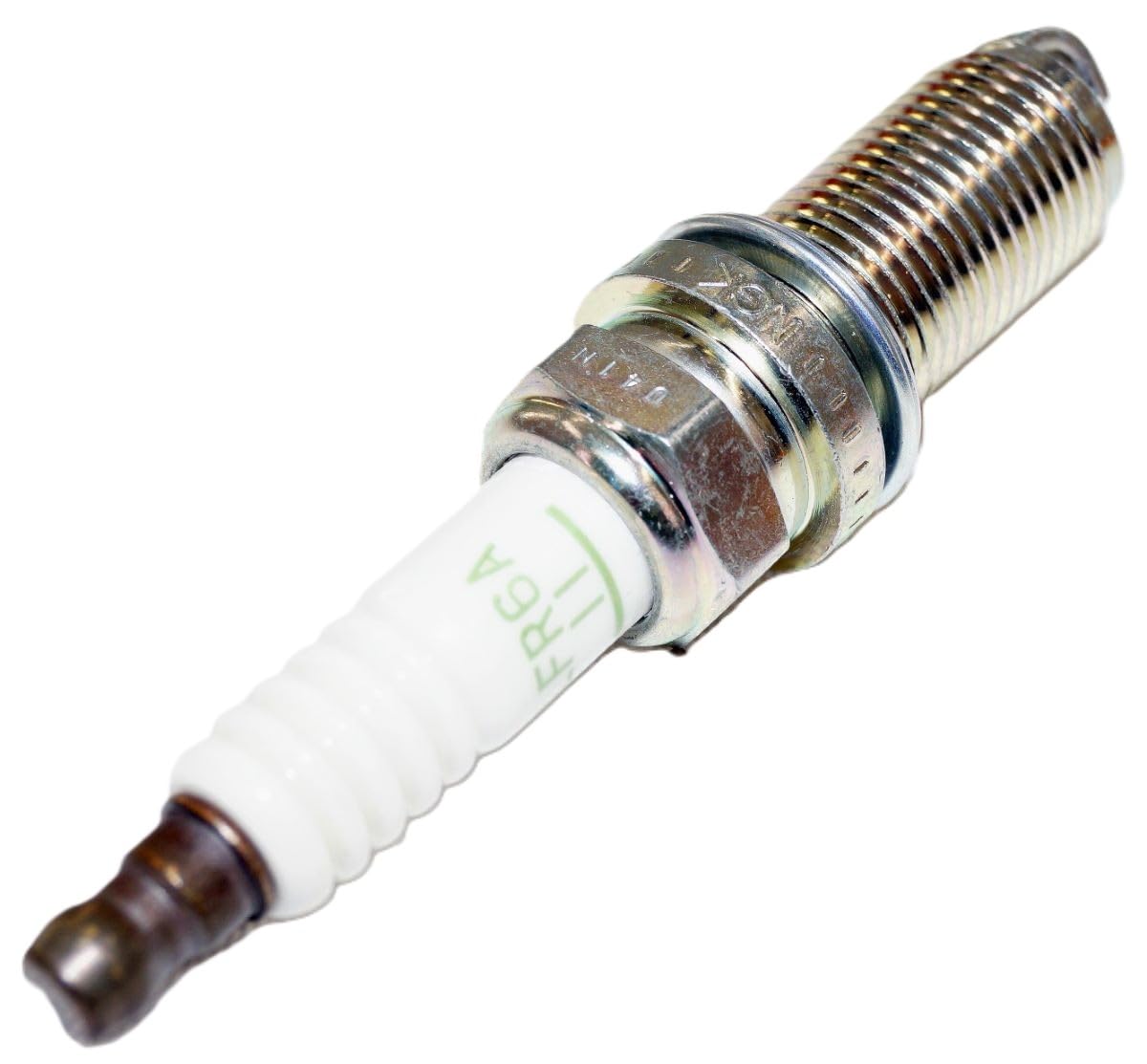 NGK V-Power spark plug being installed in engine highlighting easy replacement