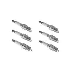 NGK V-Power six-pack front view showing packaging and clear part labeling for reliable replacement