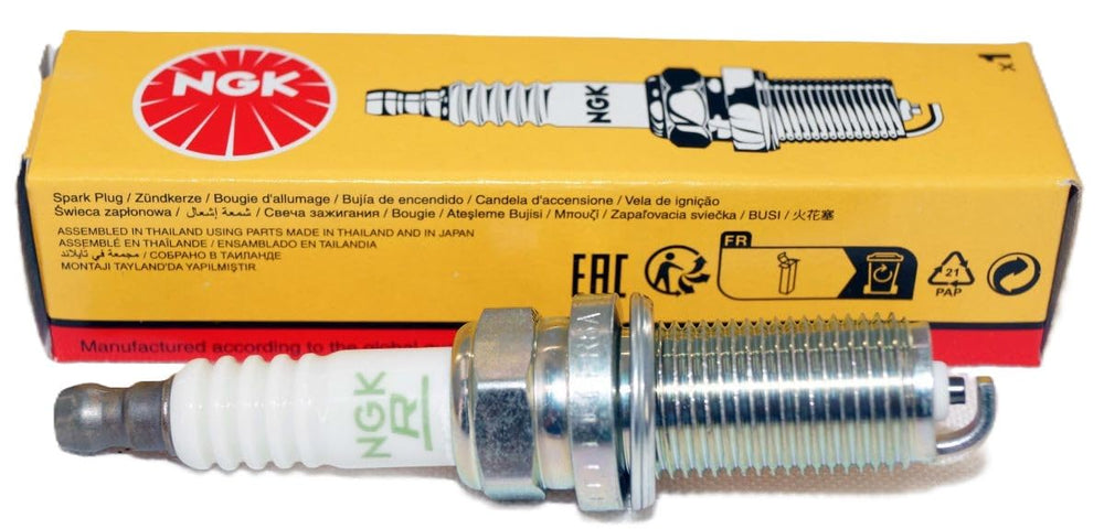 NGK V-Power close-up of electrode showing durable tip for consistent sparking