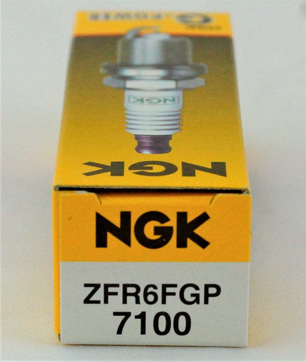 NGK ZFR6FGP in a garage being installed to illustrate DIY maintenance benefit