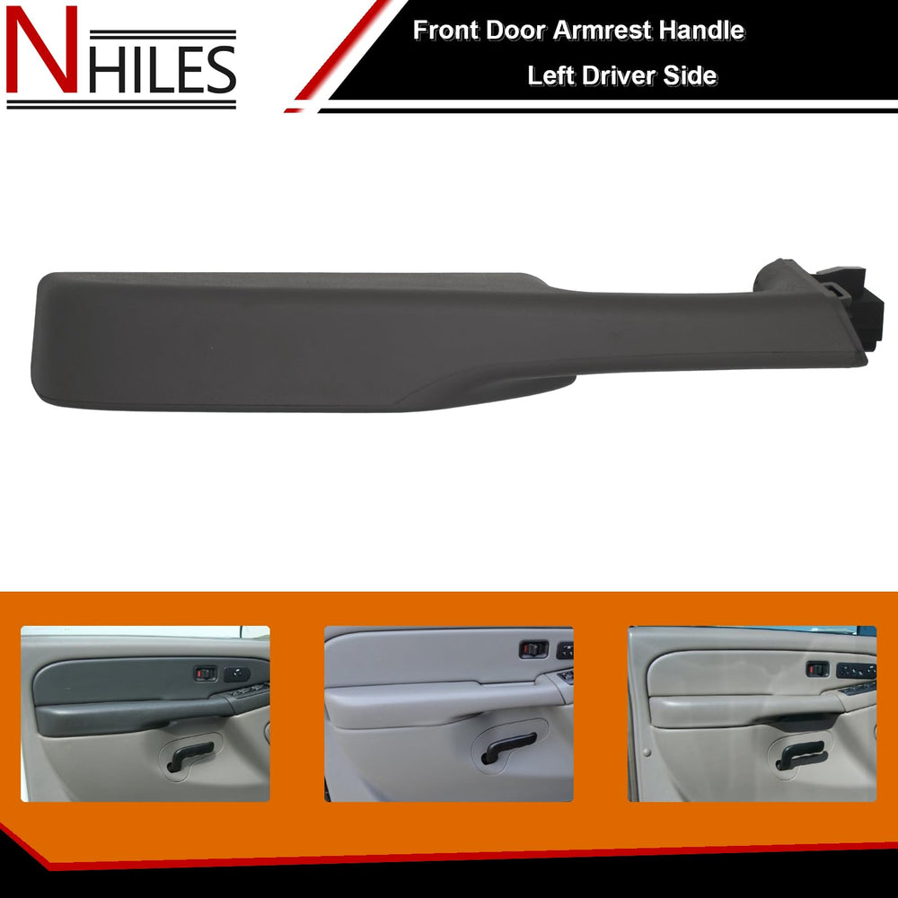 NHILES armrest close-up of dark-gray texture for improved grip and appearance