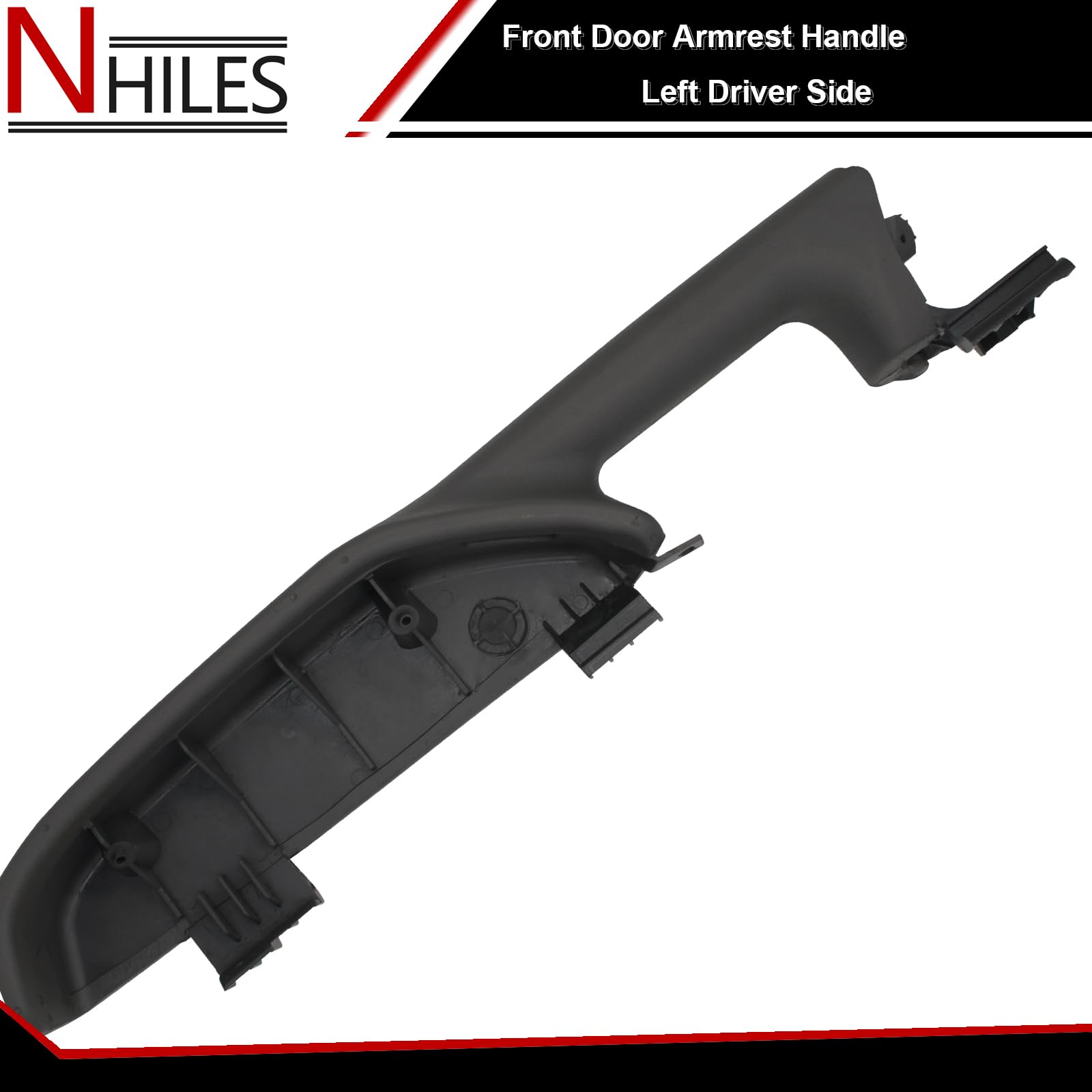 NHILES armrest label and mounting points for simple part-number and install check
