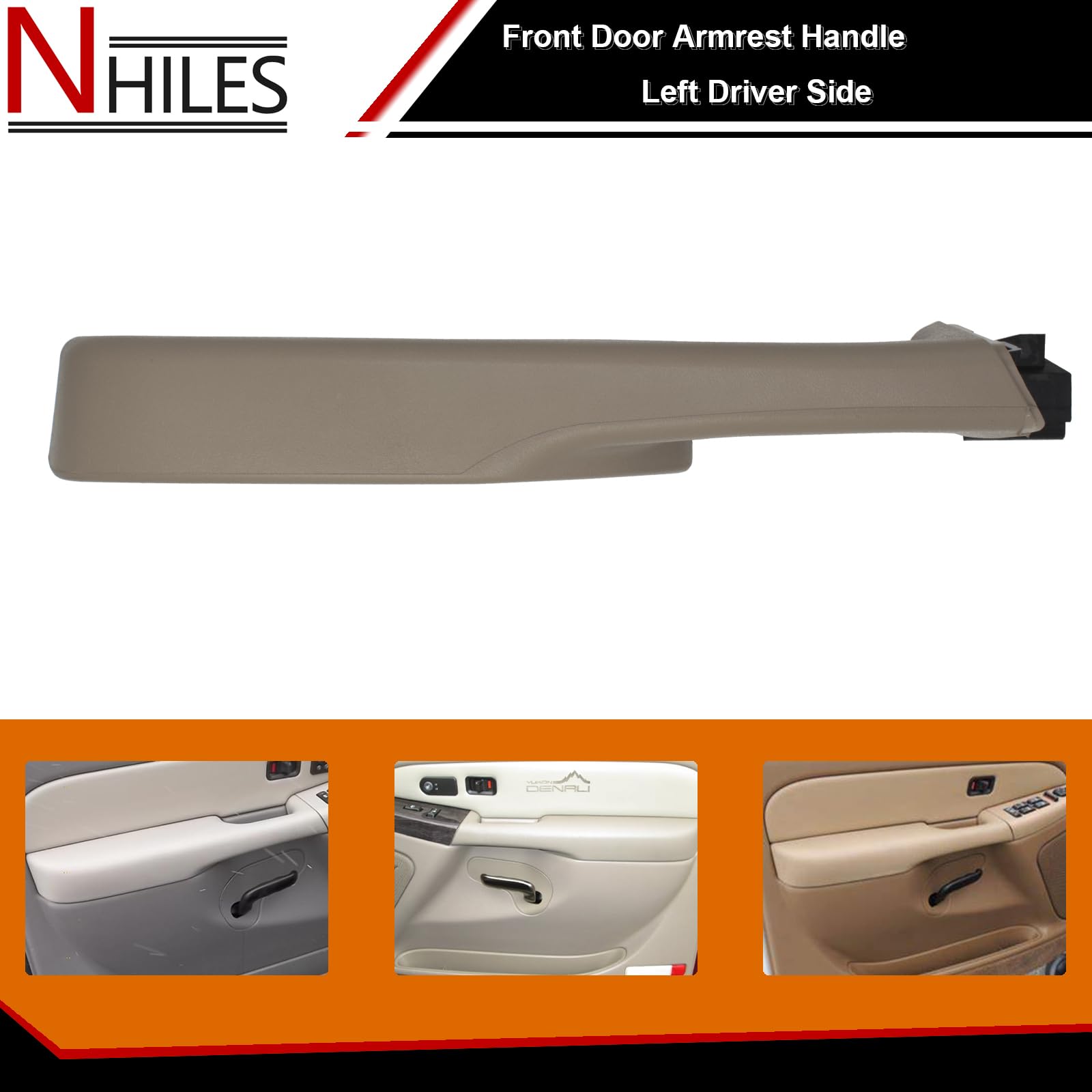 NHILES armrest close-up texture highlighting durable surface benefit