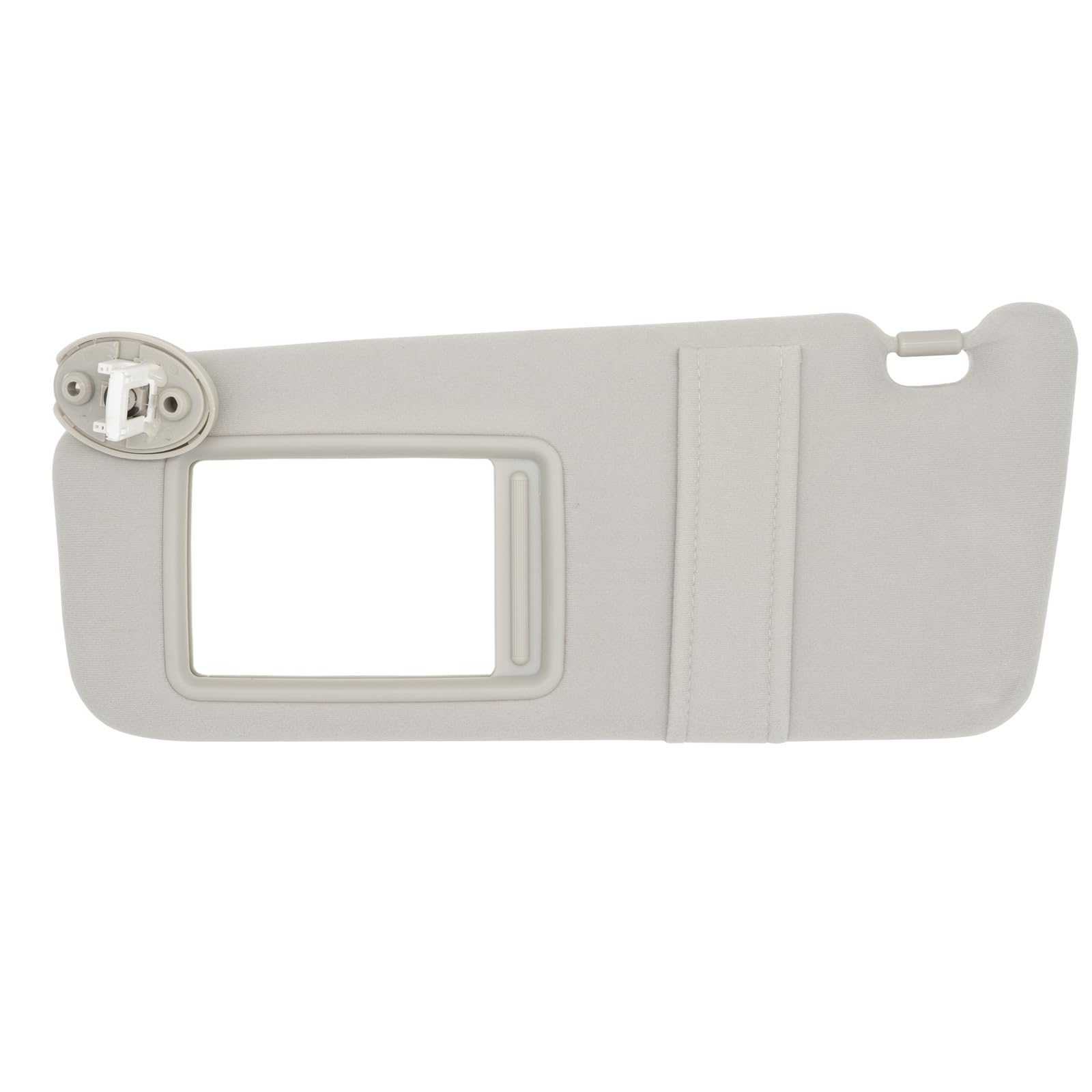NHILES driver sun visor front view showing exact fit and finish