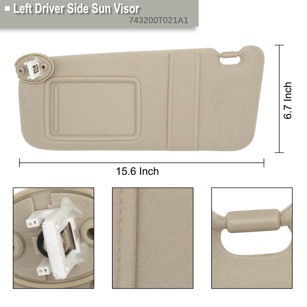 NHILES visor installed in Toyota Venza interior illustrating fit and function