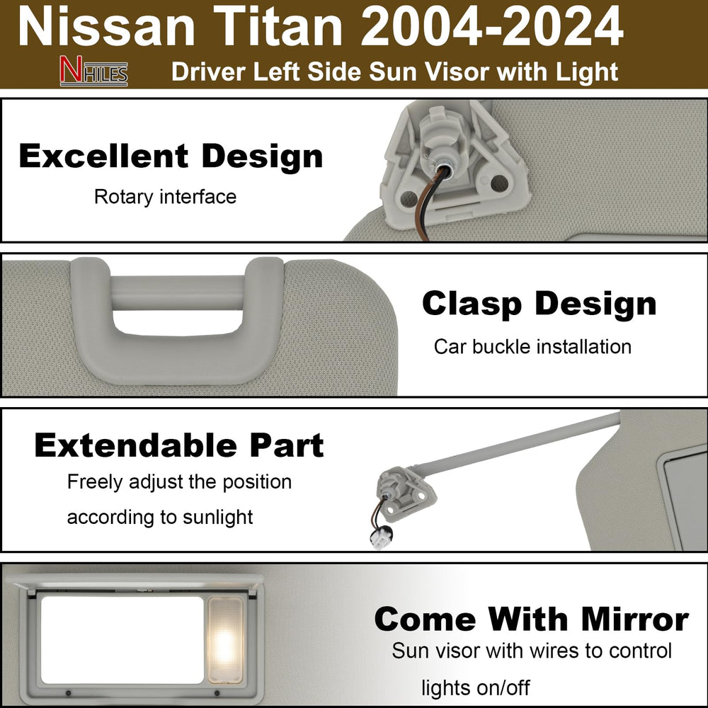 NHILES visor texture detail showing fabric finish for durable interior match