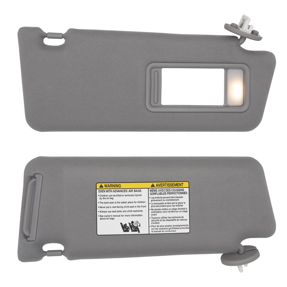NHILES visor boxed with mounting hardware illustrating ready-to-install package