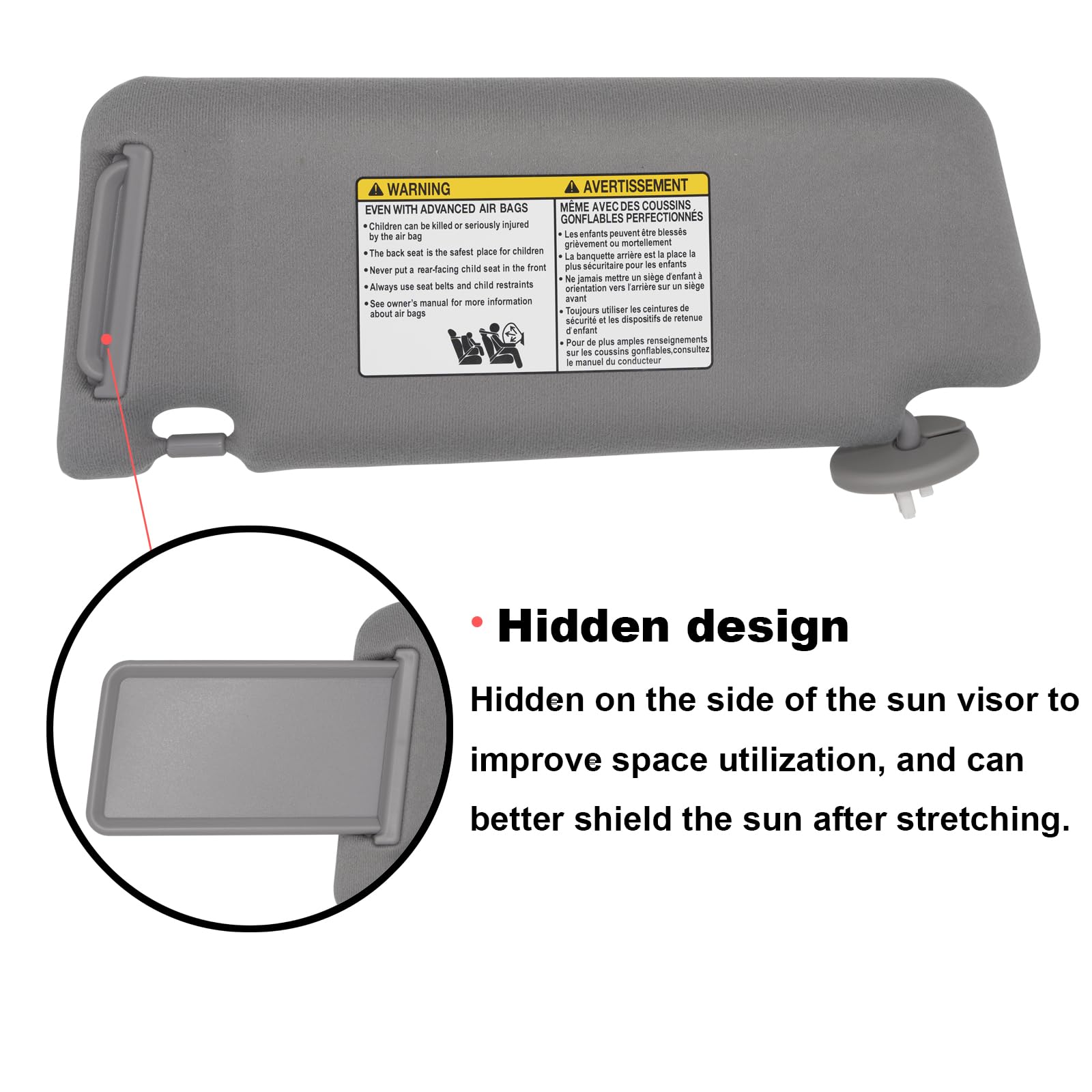 NHILES visor next to ruler to show scale and accurate replacement dimensions