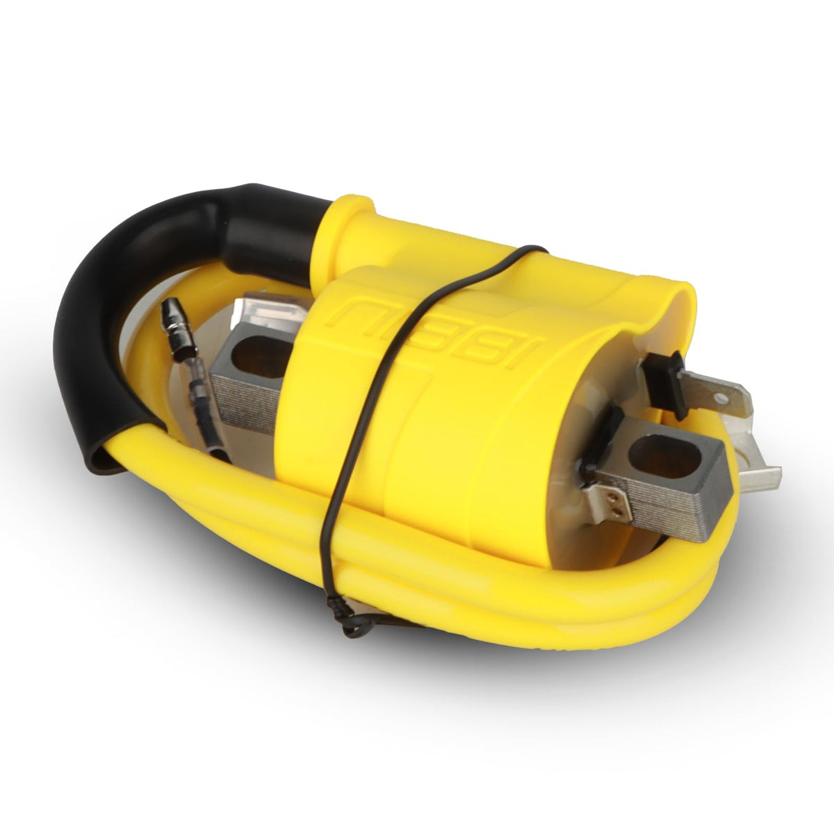 nibbi ignition coil front view showing connectors and compact design for easy replacement