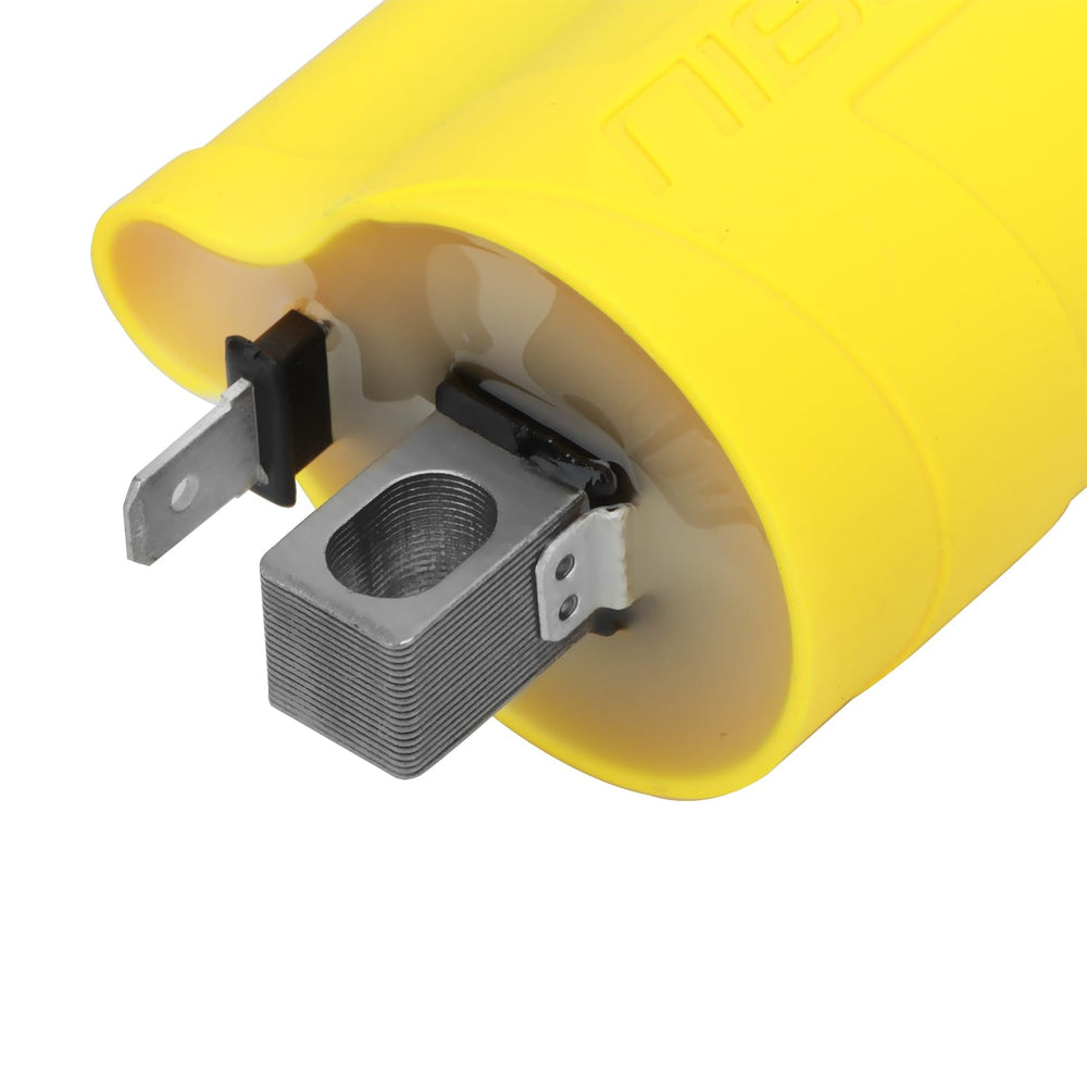 nibbi ignition coil installed on dirt bike illustrating plug connection and improved spark reliability