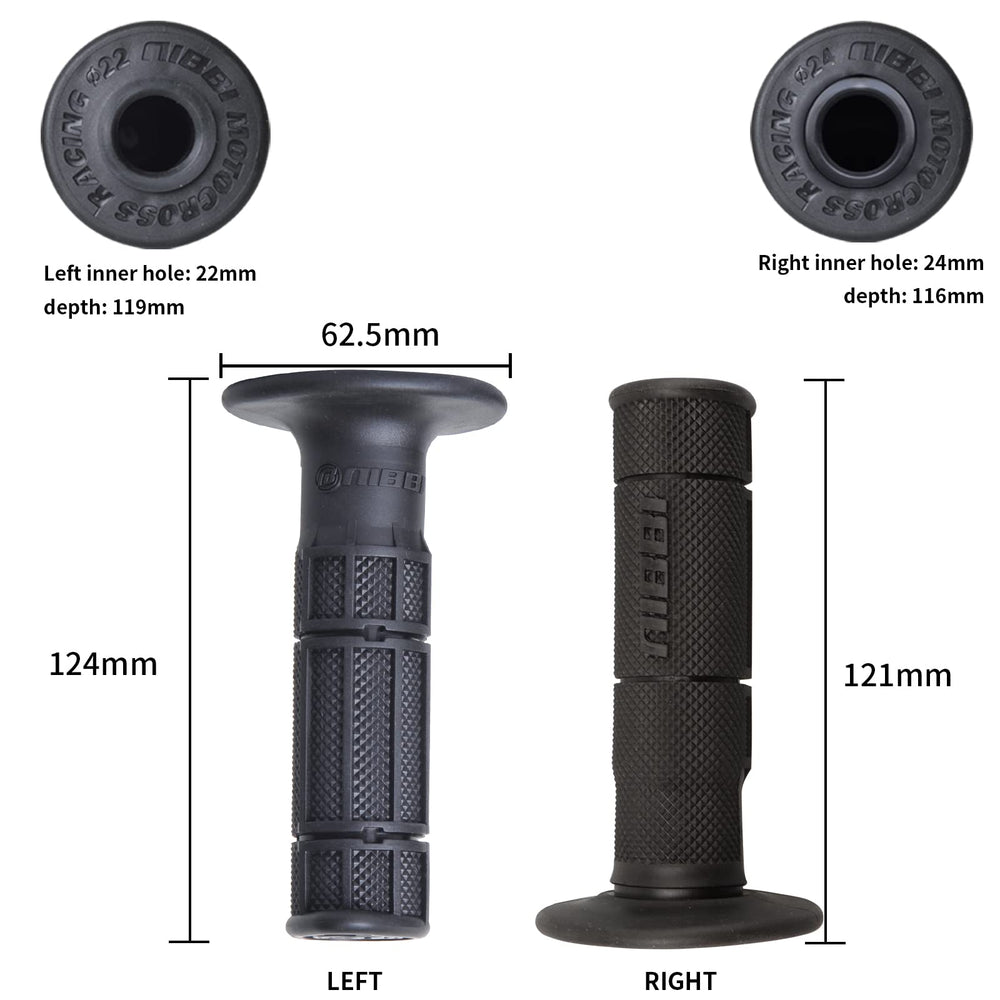 nibbi handlebar grip pillow-top closeup offering vibration reduction