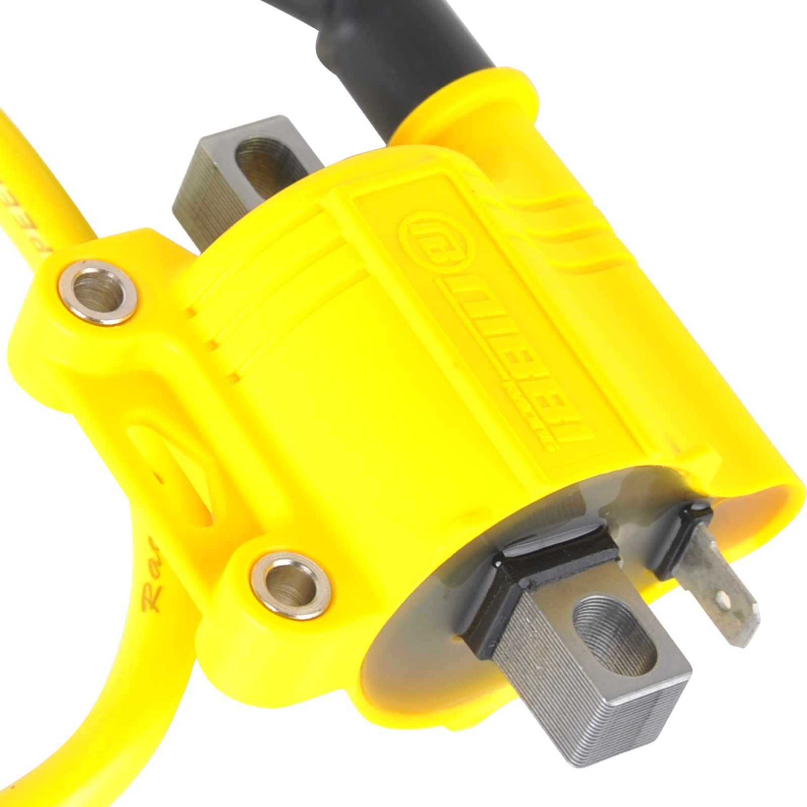 nibbi ignition coil installed on dirt bike demonstrating straightforward mounting benefit