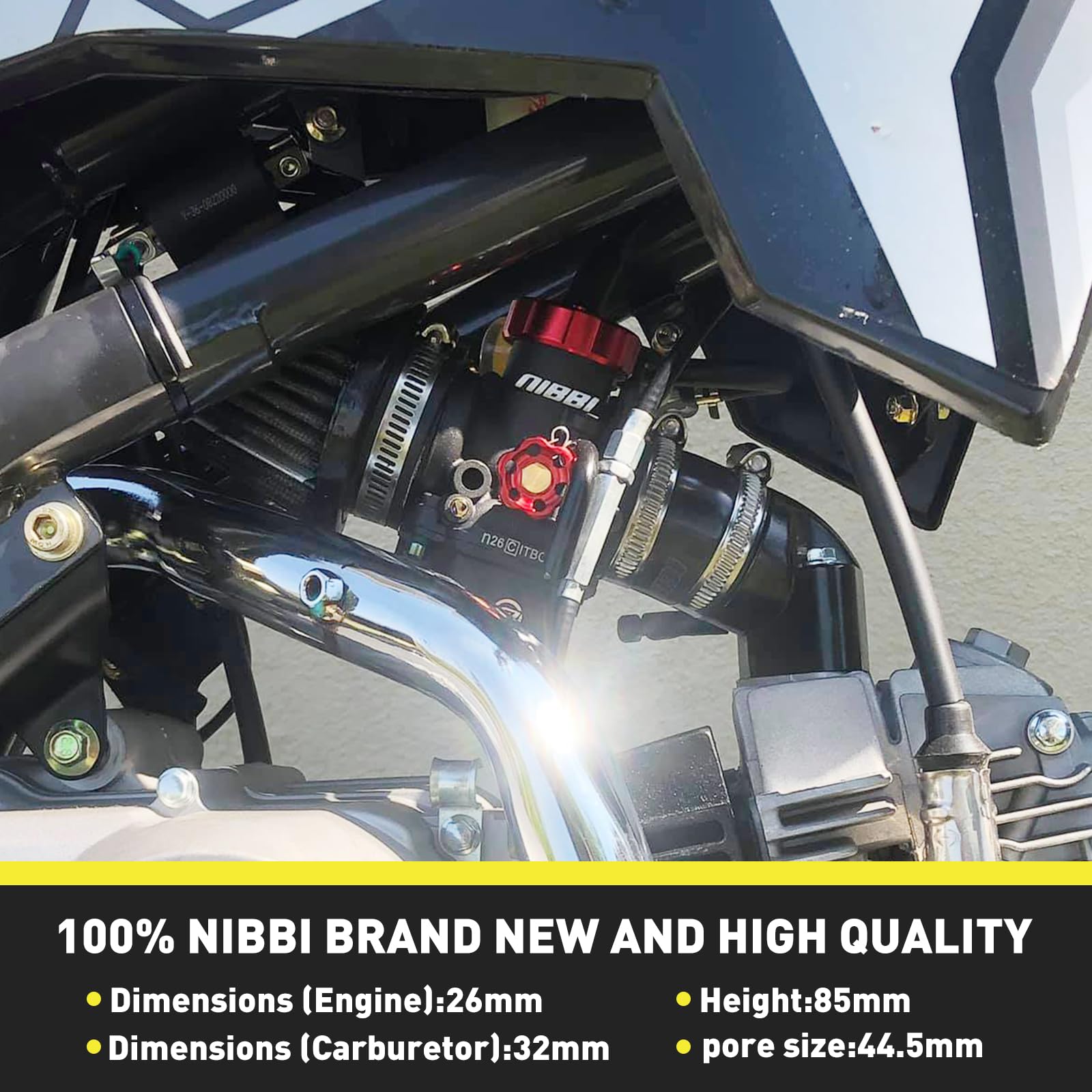 nibbi product with included clamp illustrating ready-to-install convenience