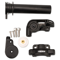nibbi throttle grip closeup highlighting ergonomic shape and comfort