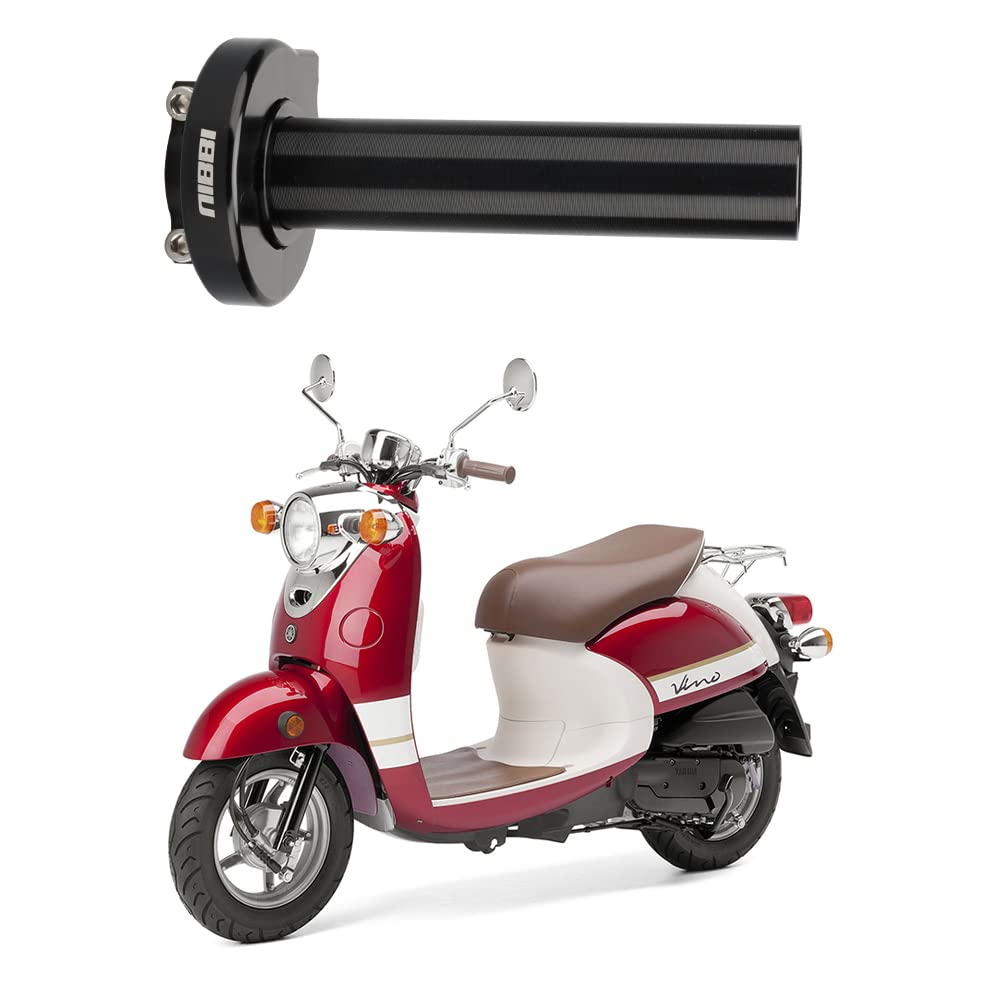 nibbi throttle on a scooter in use showing ergonomic grip and confident handling