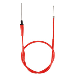 NB NIBBIRACING front view of throttle cable showing full conduit for reliable routing
