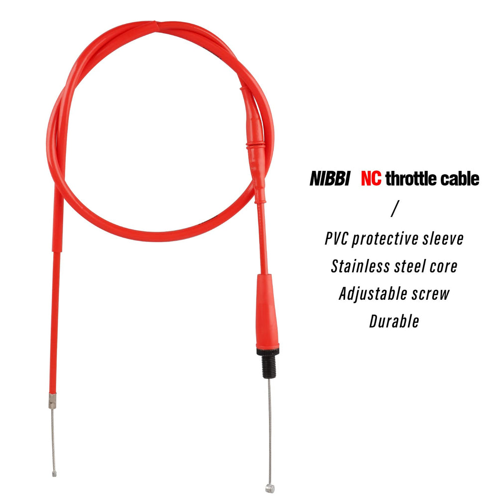 NB NIBBIRACING cable next to ruler showing 102.5cm conduit for correct fitment