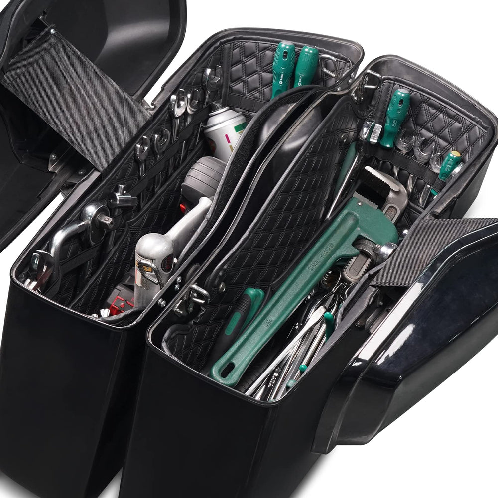 NICECNC liners installed on Harley Touring demonstrating clean professional fit
