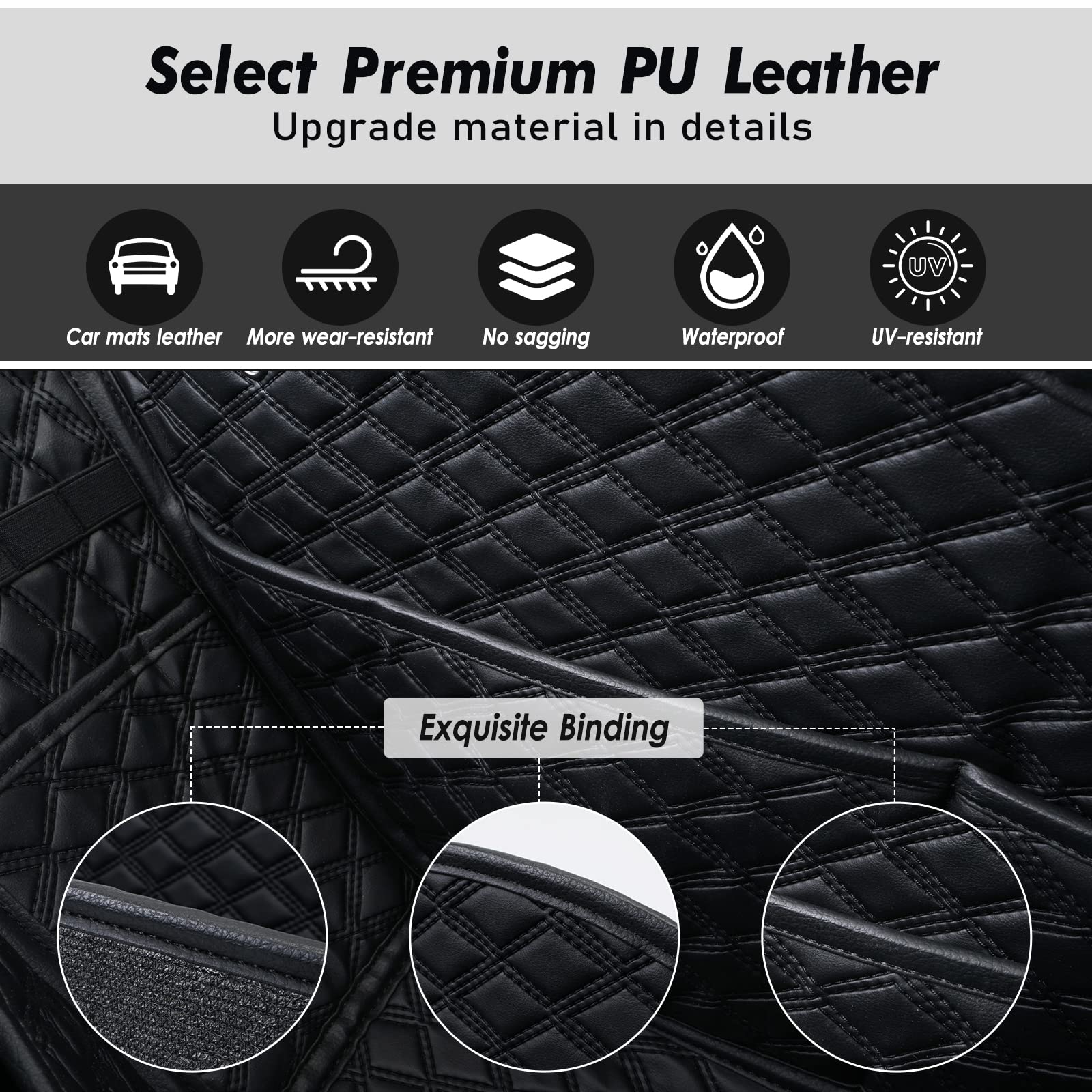 NICECNC plated metal grommet and Velcro fastenings offering strong secure fit